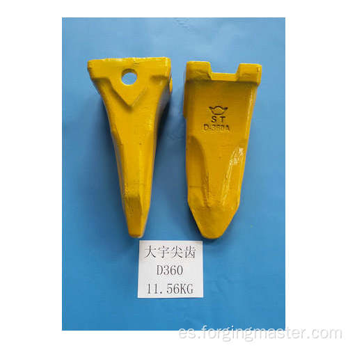 Dientes del cucharón de excavadora Daewoo